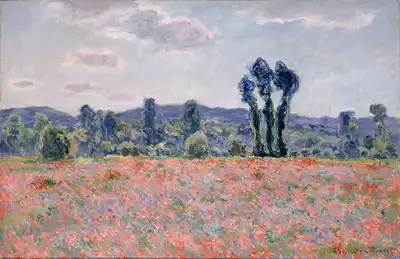 Monet, Claude: Kvetoucí pole